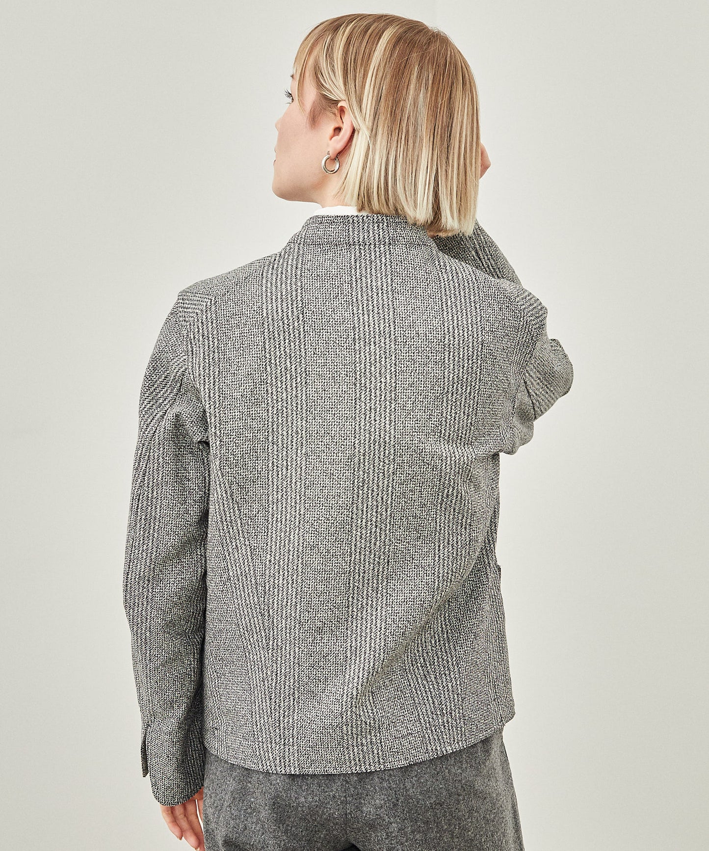 【WOMEN】 DOLMAN COTTON TWEED