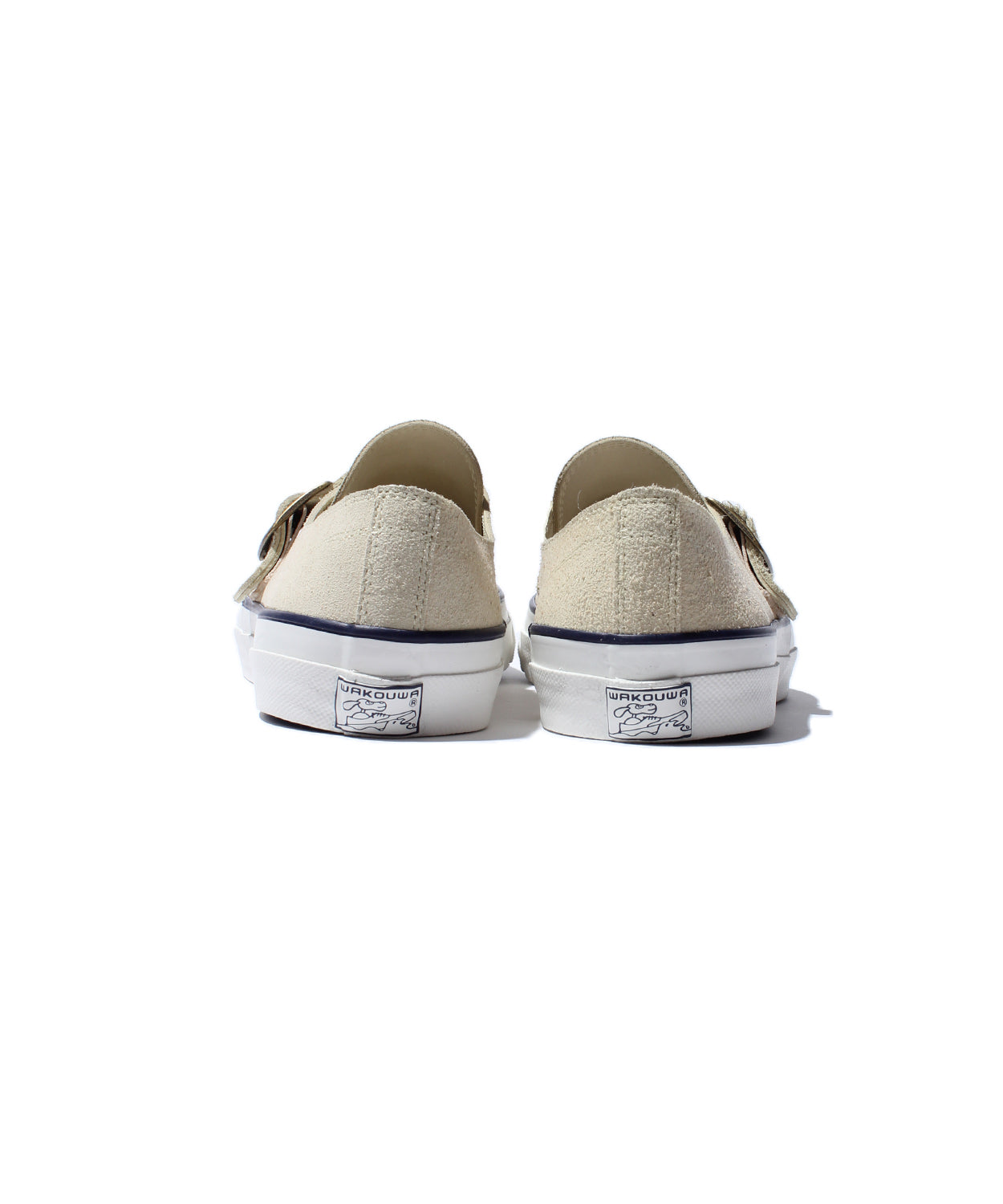 WAKOUWA DECK SHOES SUEDE MONK LOW UNLINED