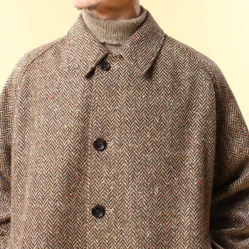 SINGLE RAGLAN COAT Ⅱ BEIGE – ANATOMICA AOYAMA