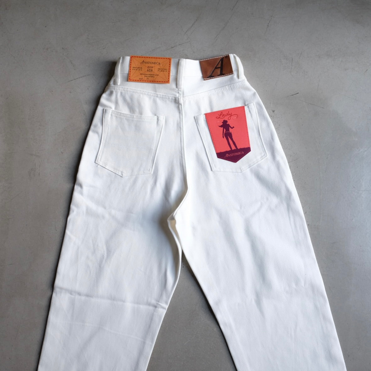 WOMEN】618 MARILYN Ⅰ WHITE DENIM – ANATOMICA AOYAMA