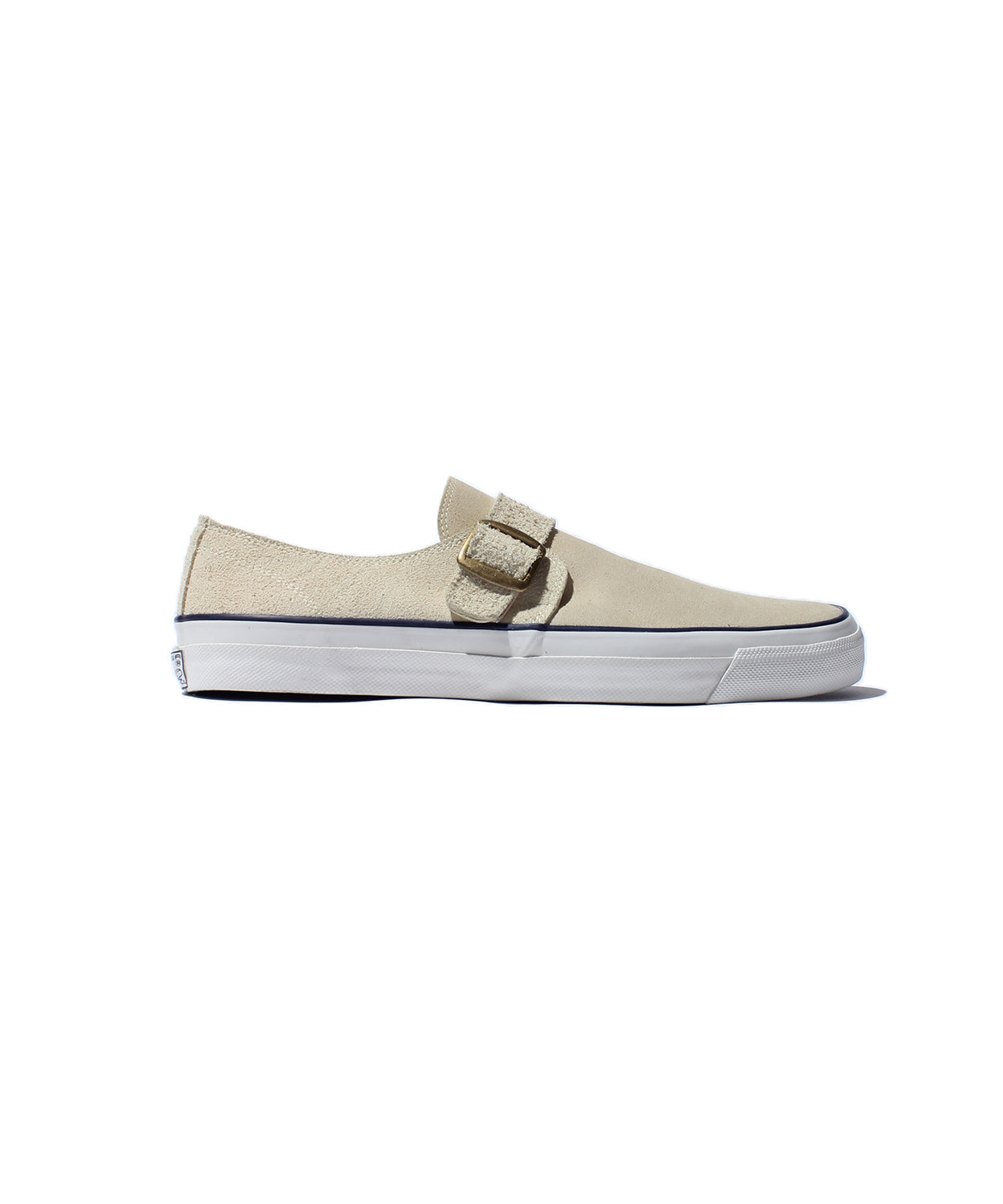 WAKOUWA DECK SHOES SUEDE MONK LOW UNLINED