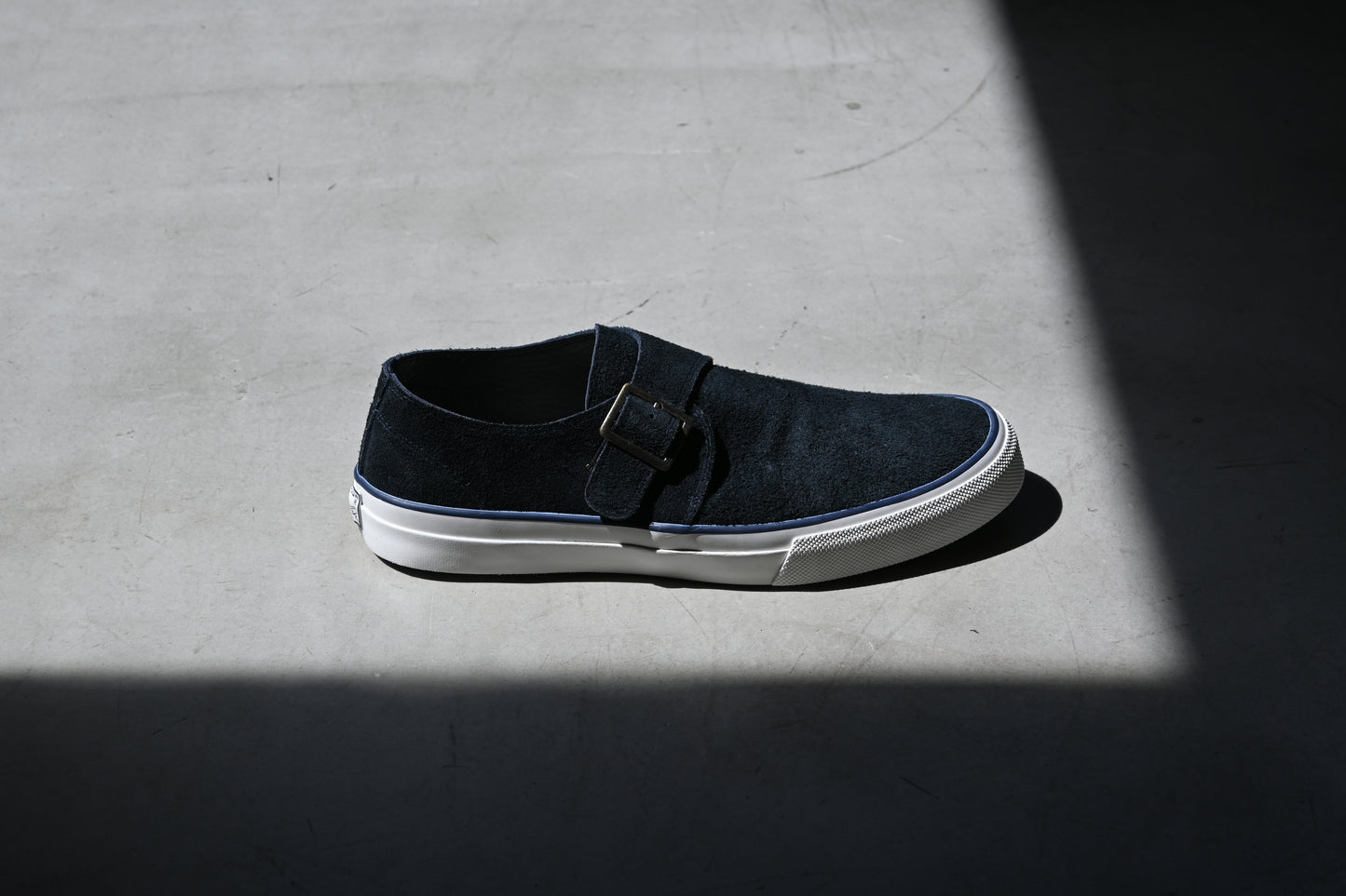 WAKOUWA DECK SHOES SUEDE MONK LOW UNLINED