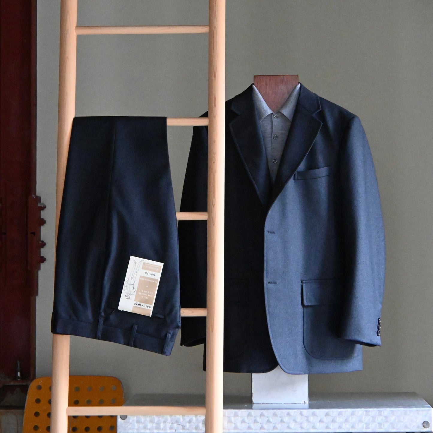 TRIM FIT PANTS Ⅲ WOOL SERGE