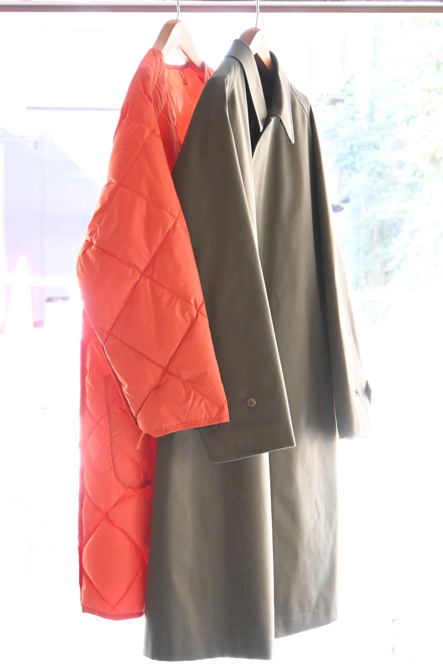 SINGLE RAGLAN COAT Ⅸ FR SATEEN W/ LINER