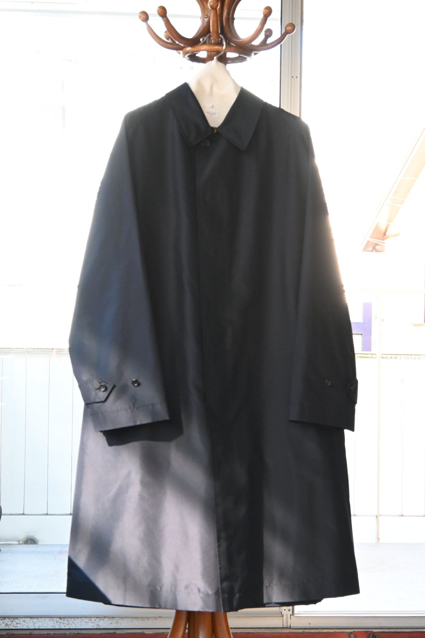 SINGLE RAGLAN COAT IX SILK TAFFETA