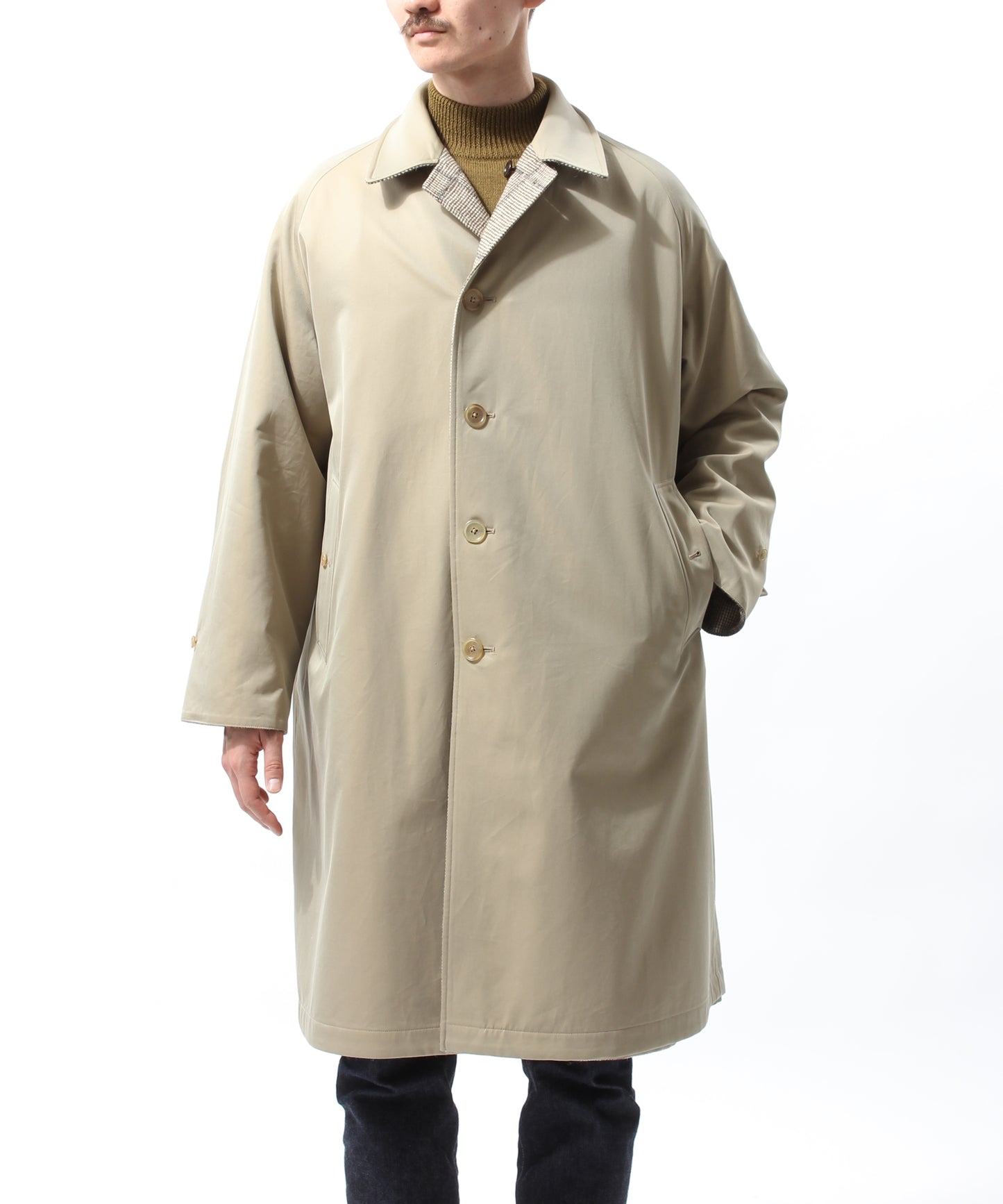 SINGLE RAGLAN COAT Ⅱ BEIGE 2024