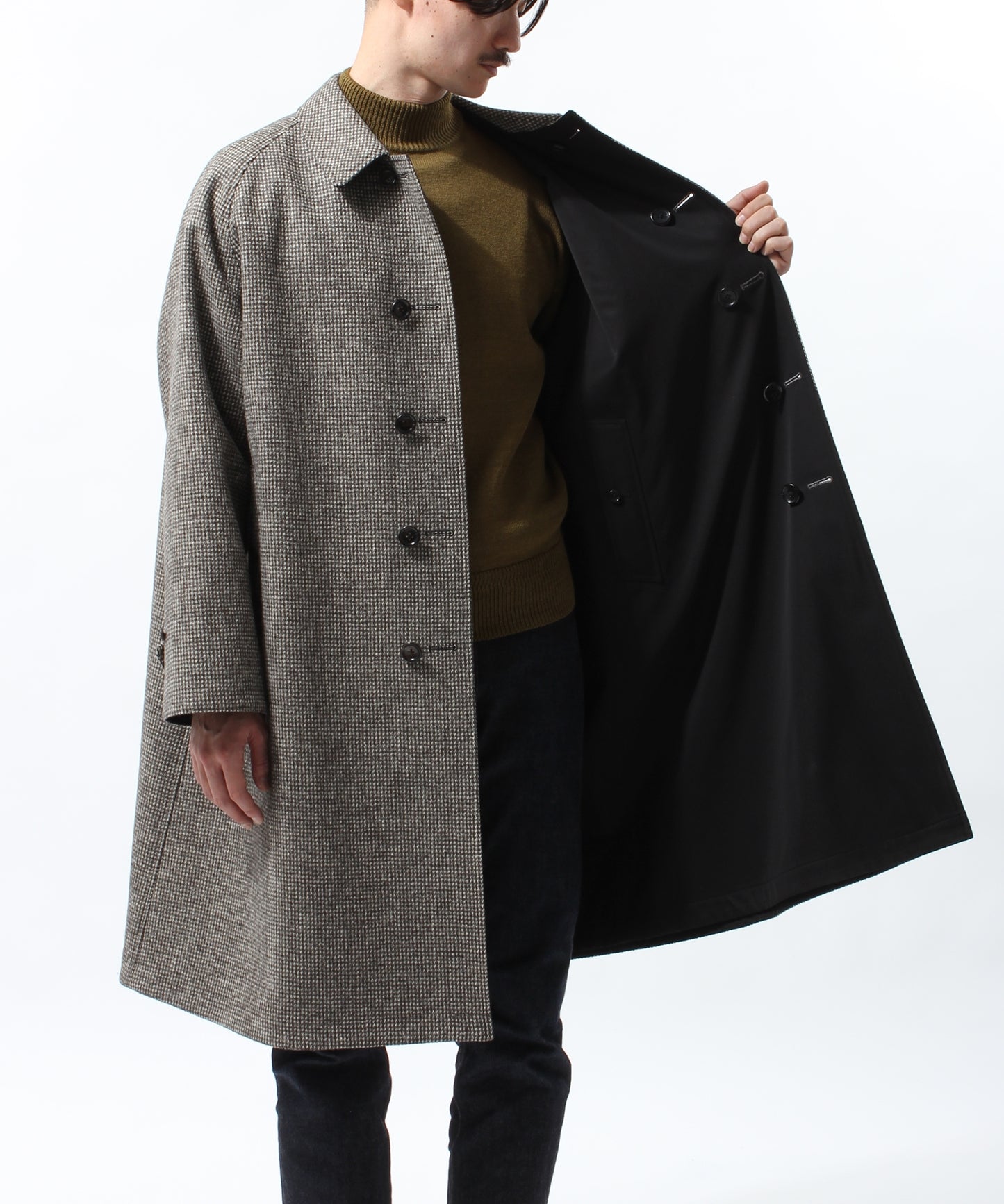 SINGLE RAGLAN COAT Ⅱ BLACK 2024