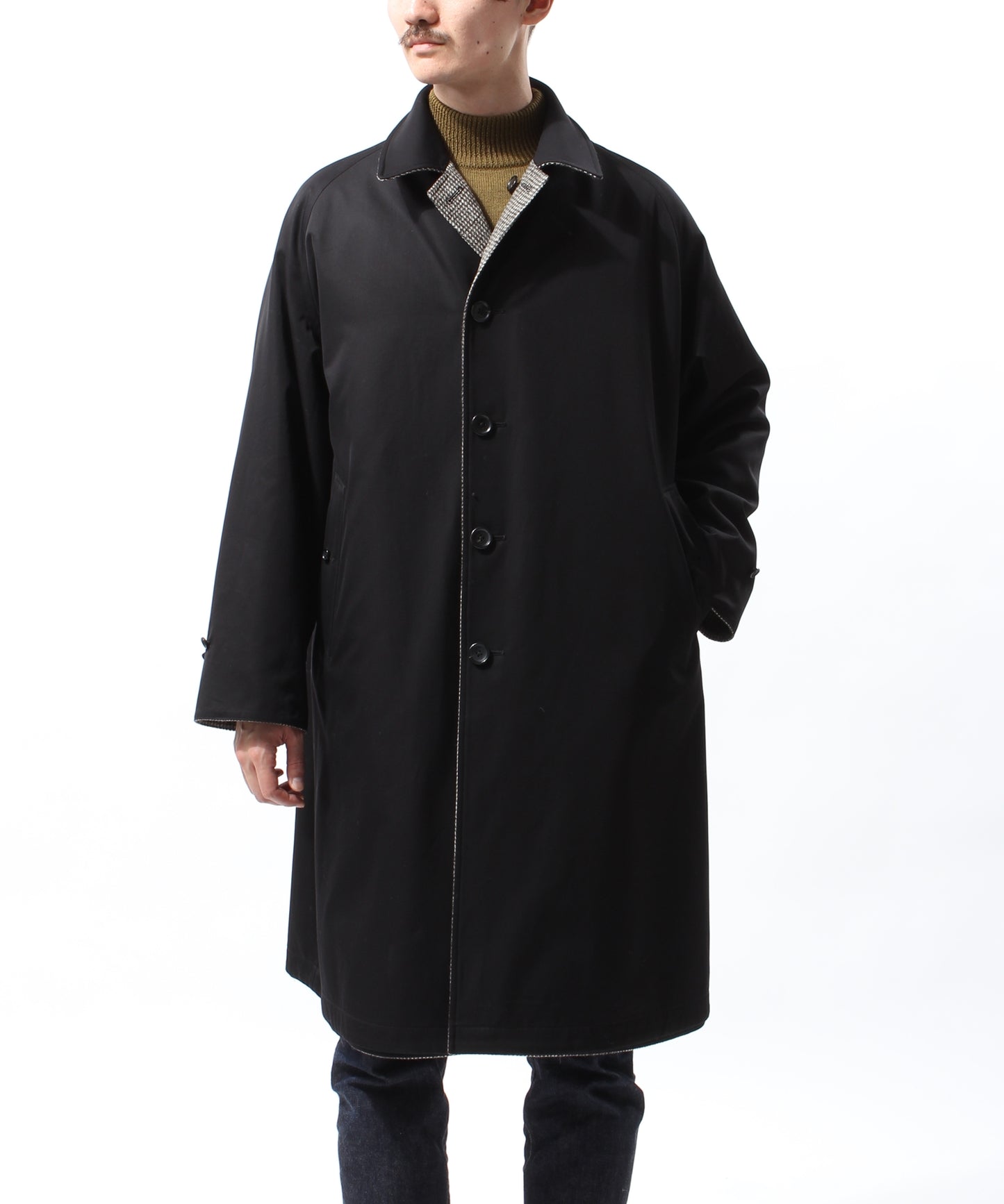 SINGLE RAGLAN COAT Ⅱ BLACK 2024