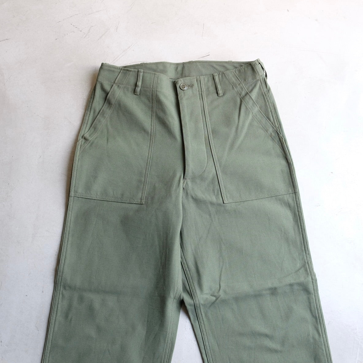 YANKSHIRE FATIGUE PANTS 1960s VINTAGE SATEEN – ANATOMICA AOYAMA